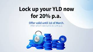 How to lock your YLD to receive 20% p.a. on Yield App