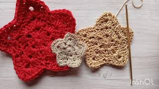 Estrella navideña a crochet #ganchillo #crochet