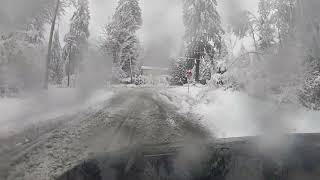 Range Rover handles 14" snow with Pirelli Winter Tires!