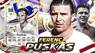 รีวิว 98 FERENC PUSKAS GREATS OF THE GAME🎯 - EA FC 24 ULTIMATE TEAM