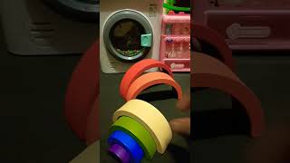 Amazing Rainbow wooden toy 🌈 #shortsviral #trendingshorts #satisfying #amazingtoys