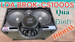 SIÊU PHẨM LOA BROK-CS1000S.  ĐƯỢC NHIỀU QUÝ KHÁCH TIN DÙNG-ĐẠT CHUẨN CHẤT ÂM,DÒNG LOA GỌN NHẤT .