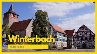 City tour of Winterbach an der Rems, Germany | A charming small village!