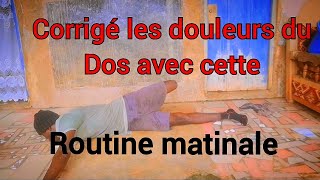 CORRIGER LES DOULEURS DU DOS AVEC CES EXERCICE