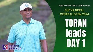 सेन्ट्रल ओपनको पहिलो दिन तोरणलाई अग्रता | Toran takes the lead on first day of Central Open