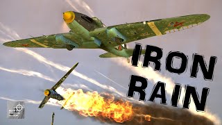 Iron Rain || Fierce combat with Il-2s and Yaks in foul weather || ACG Training || 6./SchG1 || VR