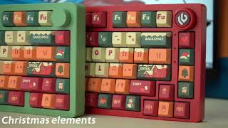 Christmas is coming, get your keyboard with such cute keycaps!