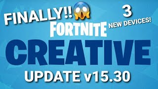 Fortnite Creative Update v15.30- How to Use the New Phone Booth, Endgame, and Checkpoint Device!