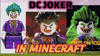 Minecraft: THE BEST JOKER From DC BUILD In MINECRAFT!😲🔥 #shorts