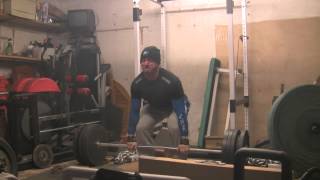 Deadlifts - 205kg x 6 - 12 Inch Deads - 218kg x 3 x 2 - 20 01 2014