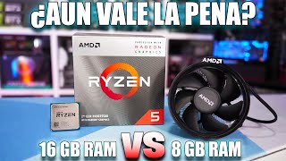 RYZEN 5 3400G 16GB RAM VS 8GB RAM Dual Channel