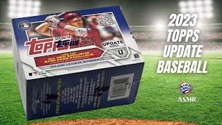 ASMR: 2023 Topps Update Baseball Cards / whispering / gum chewing