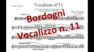 Bordogni - Vocalizzo n.11 per Corno (Vocalize #11 for french horn)