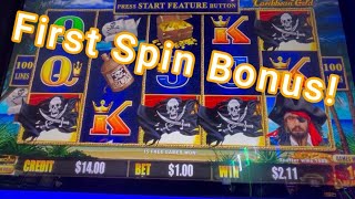 Dollar Storm - Caribbean Gold, 4 Flag 1st Spin Bonus! #dollarstorm #lockitlink #slots