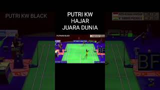 😱 Putri Kusuma Wardhani vs Pusarla Ventaka Sindhu. Putri KW menang. Badminton bulutangkis #short