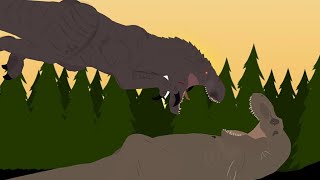 Trex vs 65 Postosuchus|Fasolasuchus/Dc2 Animation @XenoSpino09.Z