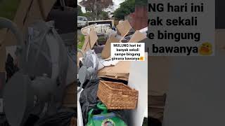 Mulung hari ini sampe bingung gimana bawanya😭