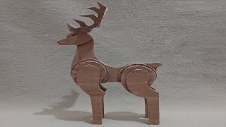 DIY Cardboard Deer: Easy and Fun Craft