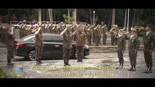 Visita do Comandante do Exército ao Comando Militar do Nordeste