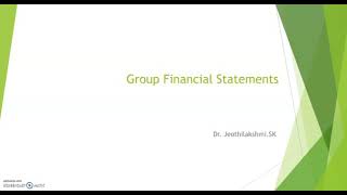 Introduction to Group Financial Statements