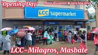 LCC-MILAGROS, MASBATE OPENING DAY | MORE DISCOUNTS & VERY LOW PRICE | JEHAN GALVE