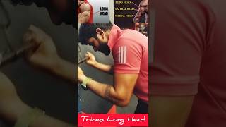 Cable cross over Tricep Muscles 3 head #fitness #motivation #viral #gym #youtubeshorts #trending