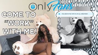 COME TO “WORK” WITH ME | GRWM | MAKING ONLYFANS CONTENT | SIMPLY CINN