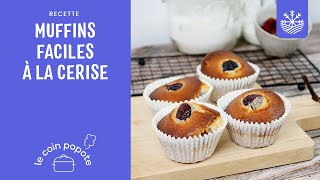 Muffins faciles à la cerise