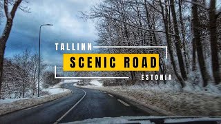 The most scenic road in Tallinn, Estonia - December 2023