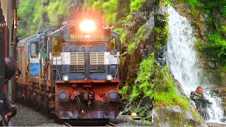 Waterfall In Railway Station, Konkan Railway