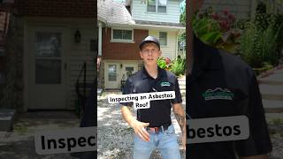 Inspecting an Asbestos Roof