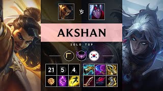 Akshan Top vs Varus: Triple Kill, Legendary - KR Master Patch 14.16