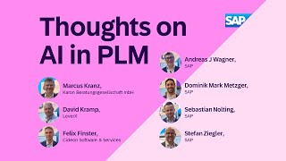 Thoughts on AI in PLM