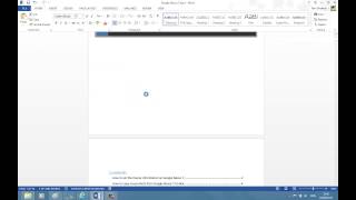 How to quickly mail word document as PDF using Word 2013