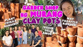 GARDEN SHOP NA PWEDENG TAMBAYAN | CHEAP CLAY POTS FOR SUCCULENTS AND HOUSE PLANTS | Intri's TV