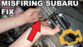 How to fix Misfiring Engine/Replace Coilpack in Subaru (P0301, P0302, P0303, P0304)