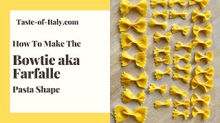 The Easiest Pasta Shape: Even Small Children Can Make These. With BONUS CONTENT: Stricotti