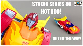 ||Smart transformations|| Studio Series 86 Hot Rod! Transformed + showcase!