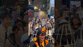 Halloween in Lan Kwai Fong Hong Kong 🇭🇰 #shorts #shortsvideo