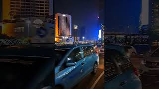 Travel Vlog: Evening at Jln MH Thamrin Roundabout, Jakarta, Indonesia