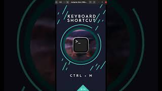Terminal Shortcut Key  CTRL+ N #14💡#Shorts🚀