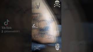 Skull Crossbones #tattoo #skulltattoo #skull #skullcrossbones tattoo #tiktok #ytshorts