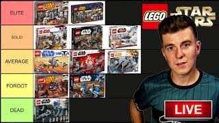 Ranking EVERY LEGO Star Wars BATTLE PACK! + Bricktastic Announcement! | Tier List Stream