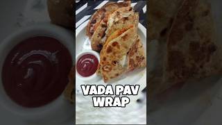 Vada pav wrap #food #vadapav