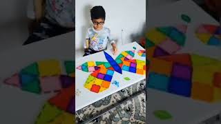 PicassoTiles PicassoToys Magnetic Tiles Butterfly Creative Play Kids Activities STEM STEAM Education