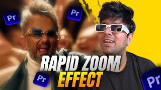 RAPID ZOOM Effect in Premiere Pro | 2024