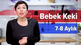 Bebek Keki - Elmalı & Muzlu (ŞEKERSİZ) (8 Ay +) | İki Anne Bir Mutfak