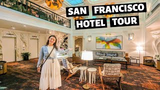 Staying in a Downtown SAN FRANCISCO HOTEL // Galleria Park Hotel Tour