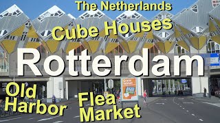 Rotterdam, Blaak Market, Cube Houses, Old Harbor, Netherlands