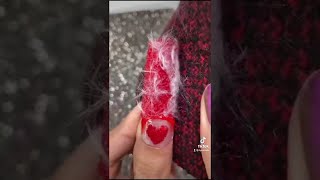 Fabric Fur "Lint Remover" Cleaning Nail: Showing how it works 🤣💅🏽 #nails #nailtutorial #ASMR